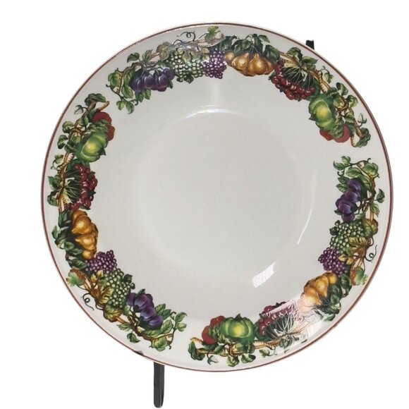 Kensington Garden Soup / Salad Bowl 8.25" Fruit Pattern - Picture 1 of 11